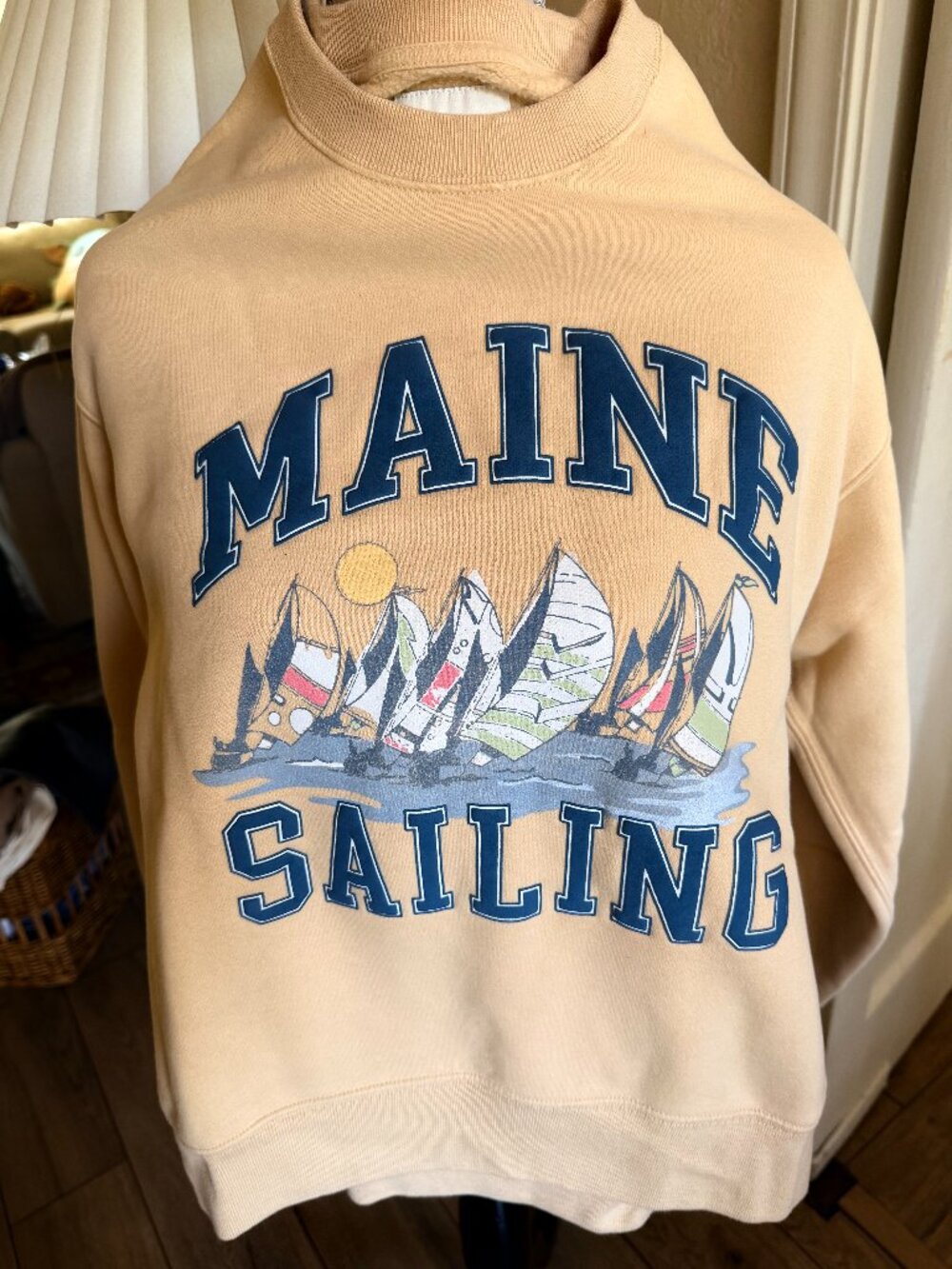 Abercrombie Maine Sweatshirt Coastal Preppy Y2K Soft AF Collection